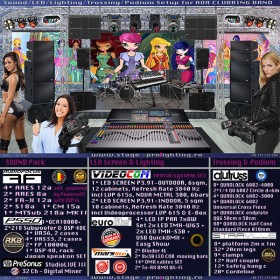 Setup Sound- Lighting- Trussing- Podium- LED Club